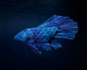 Gefaltete Kunstwerke bei Daniel Schmid Frisöre